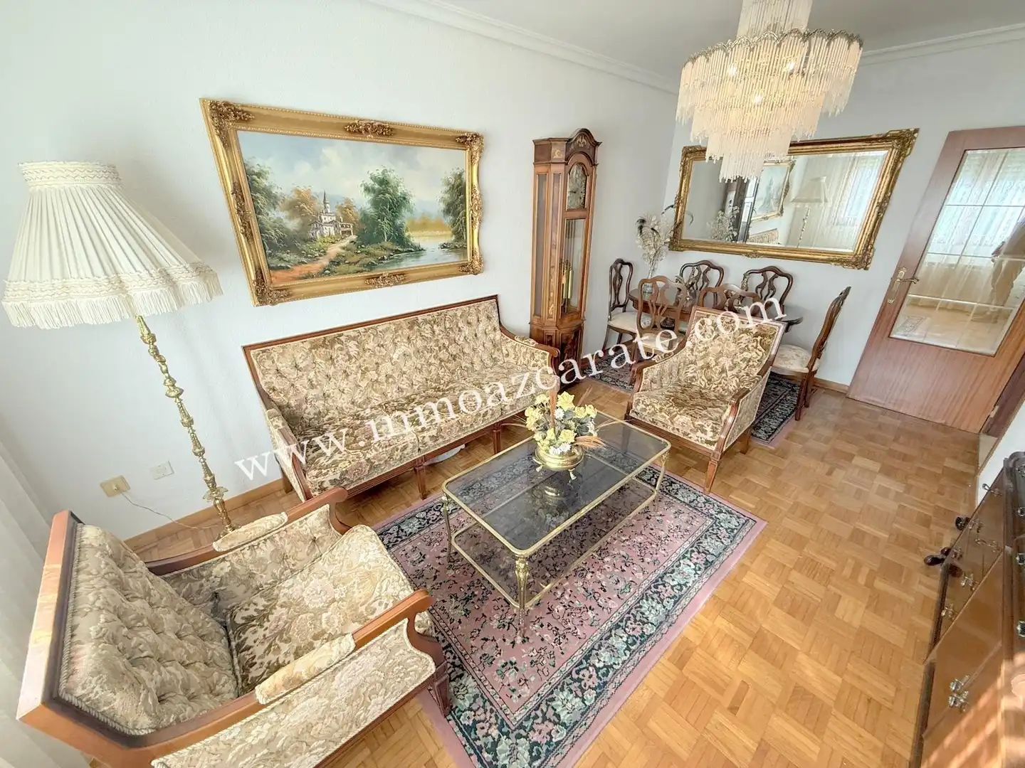Sala de estar de Casa o chalet en venta en Sesma con Parquet, Terraza y Trastero