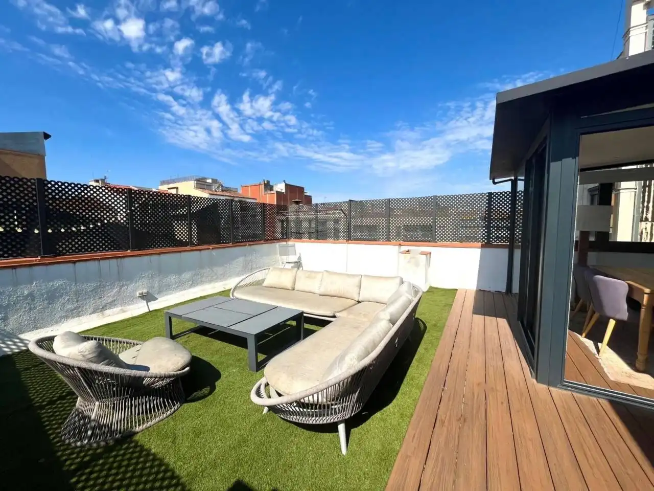 Terrace of Flat for sale in Girona  with Air Conditioner, Heating and Terrace