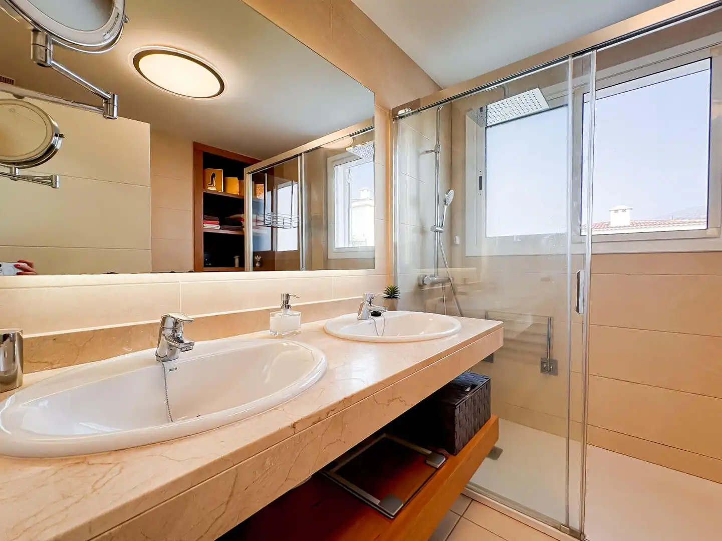 Bathroom of Houses for sale in Santiago del Teide  with Air Conditioner, Private garden and Terrace