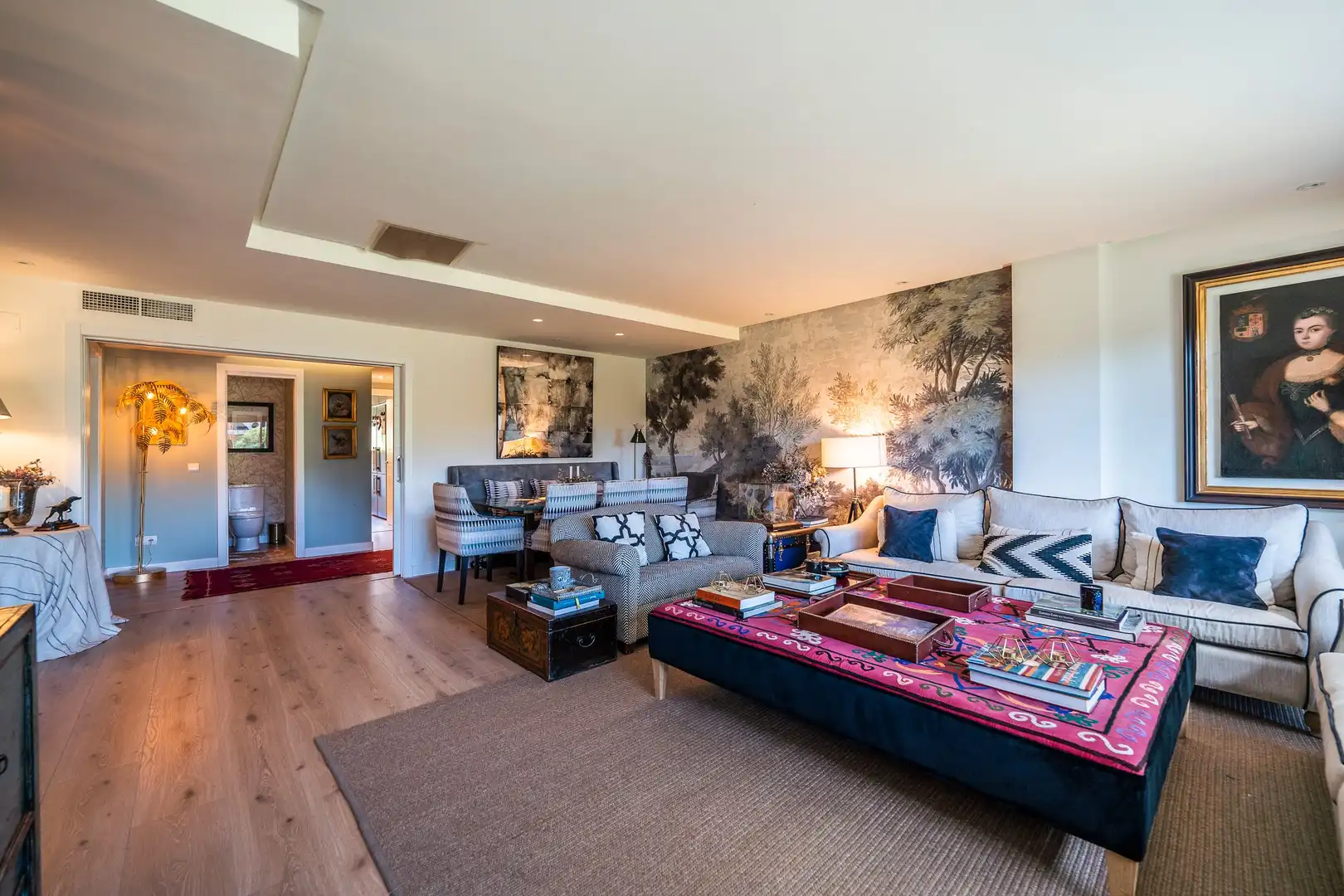 Living room of Flat for sale in La Moraleja  with Air Conditioner, Heating and Private garden
