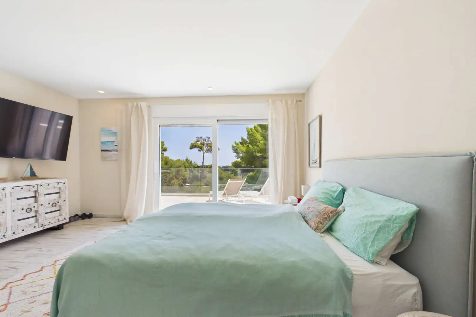 Schlafzimmer von Haus oder Chalet zum Verkauf in Capdepera mit Klimaanlage, Heizung und Terrasse