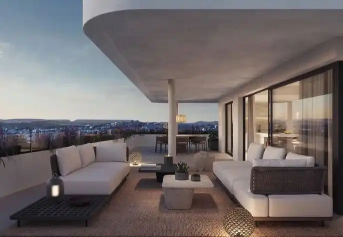 Terrace of Apartments for sale in Estepona  with Air Conditioner, Heating and Terrace