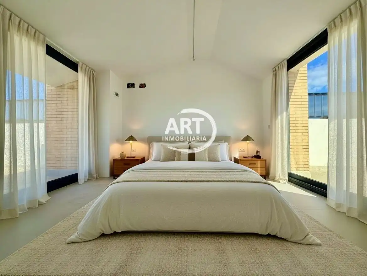 Bedroom of Detached homes for sale in Benissanó  with Air Conditioner, Heating and Private garden