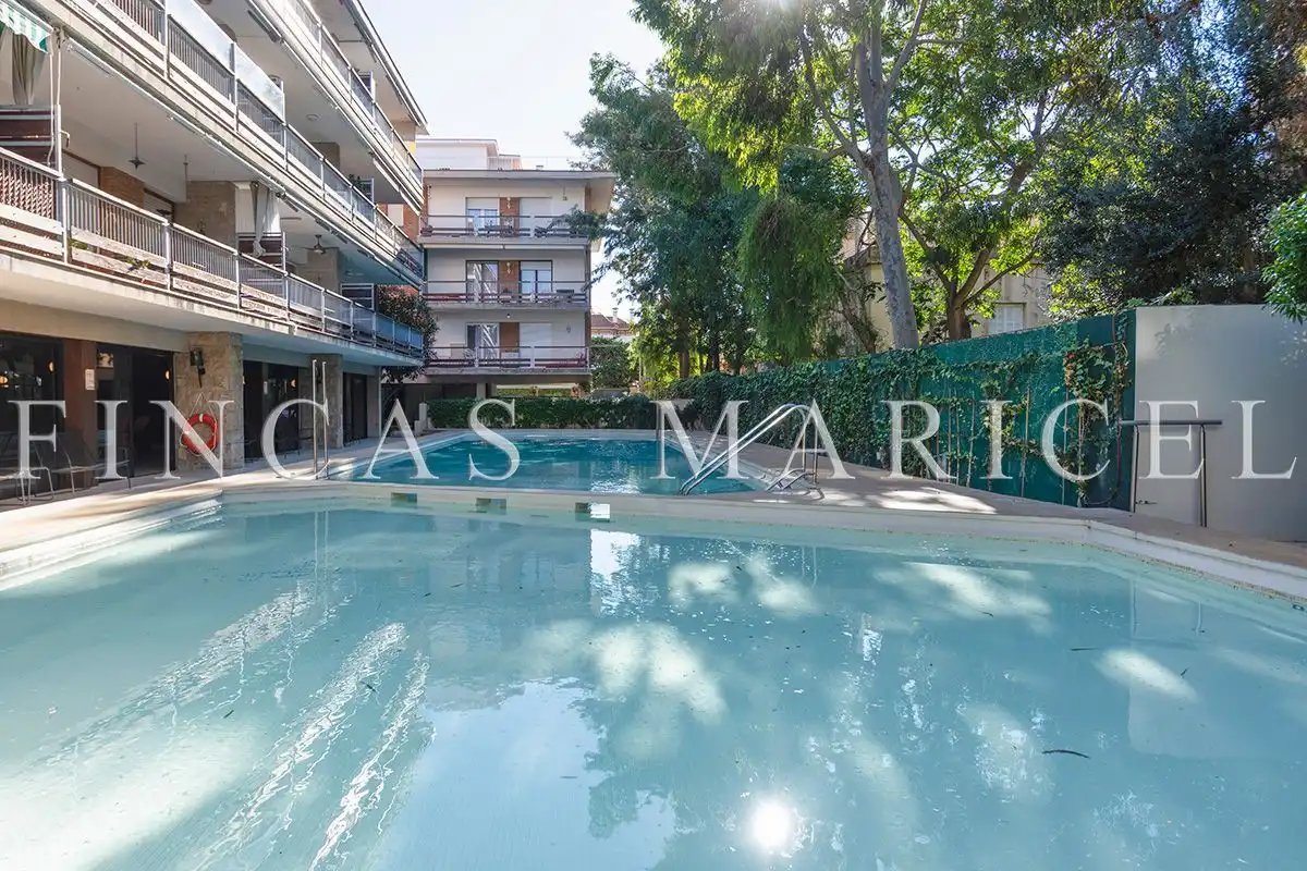 Swimming pool of Flat for sale in Sitges  with Heating, Terrace and Storage room