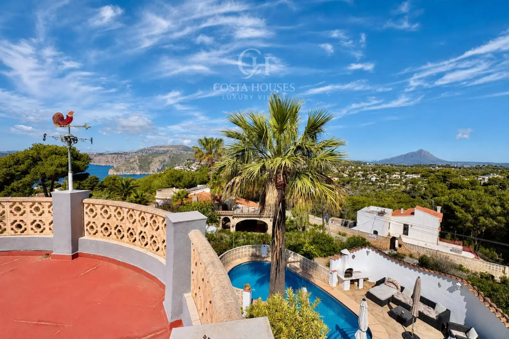 Vista exterior de Casa o xalet en venda en Jávea / Xàbia amb Aire condicionat, Calefacció i Jardí privat