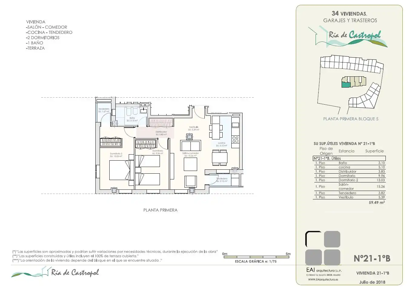 Flat for sale in Castropol  with Heating and Terrace