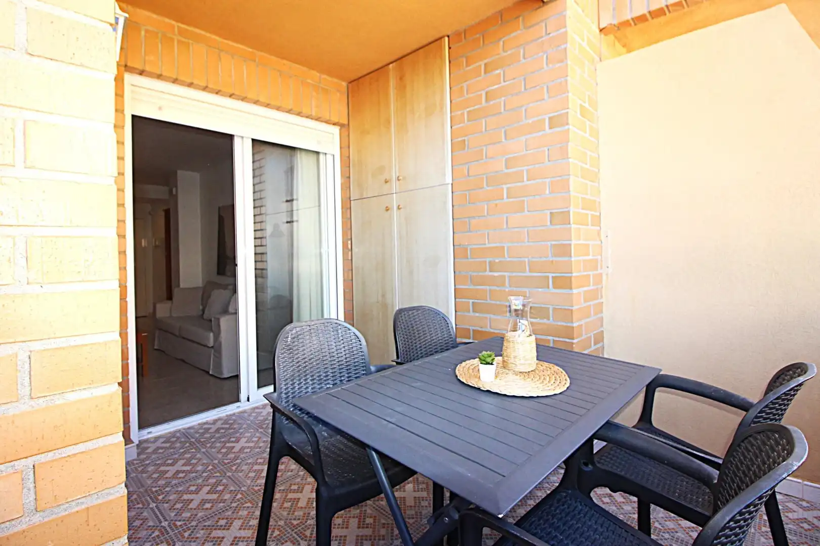 Terraza de Apartamento en venta en Oropesa del Mar / Orpesa con Jardín privado, Terraza y Amueblado
