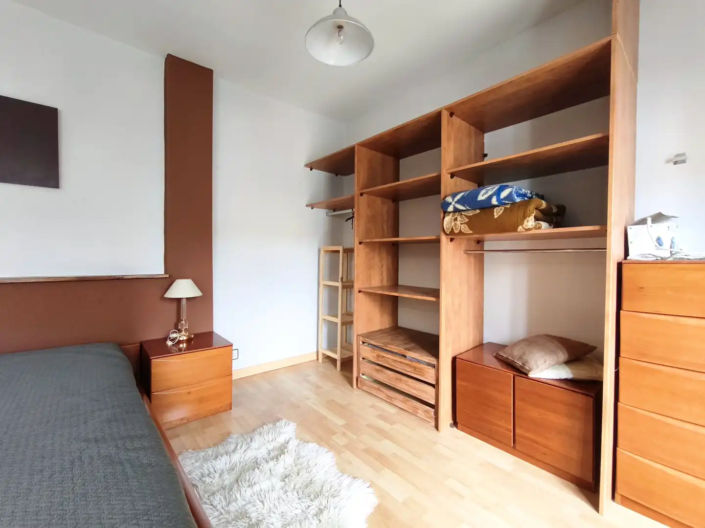 Schlafzimmer von Wohnung zum Verkauf in  Logroño mit Heizung, Parkett und Möbliert