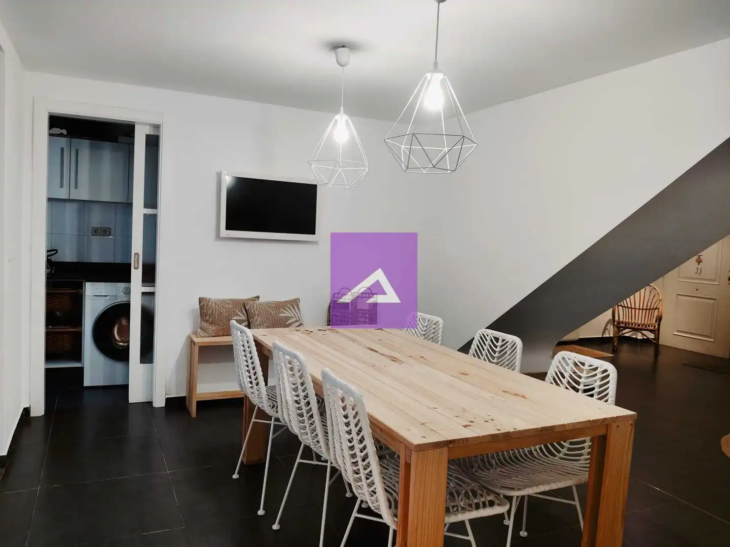 Dining room of Detached homes for sale in Benimuslem  with Air Conditioner, Terrace and Balcony