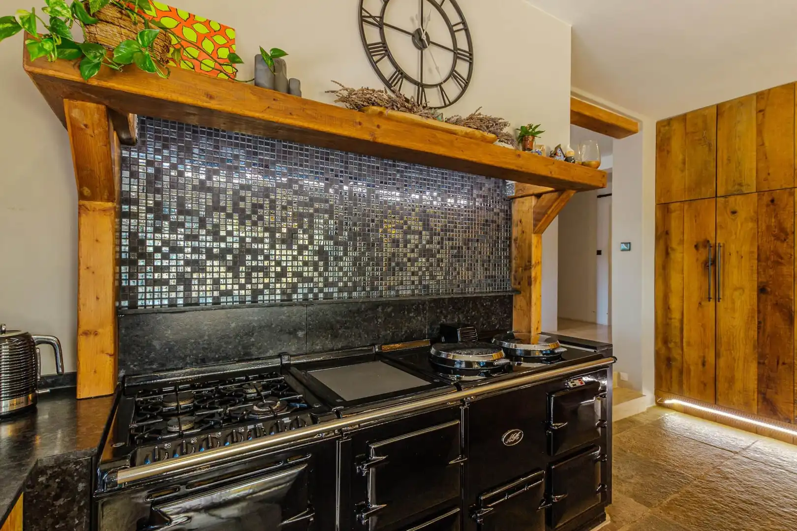 Cocina de Finca rústica en venta en Aigües con Calefacción, Jardín privado y Terraza
