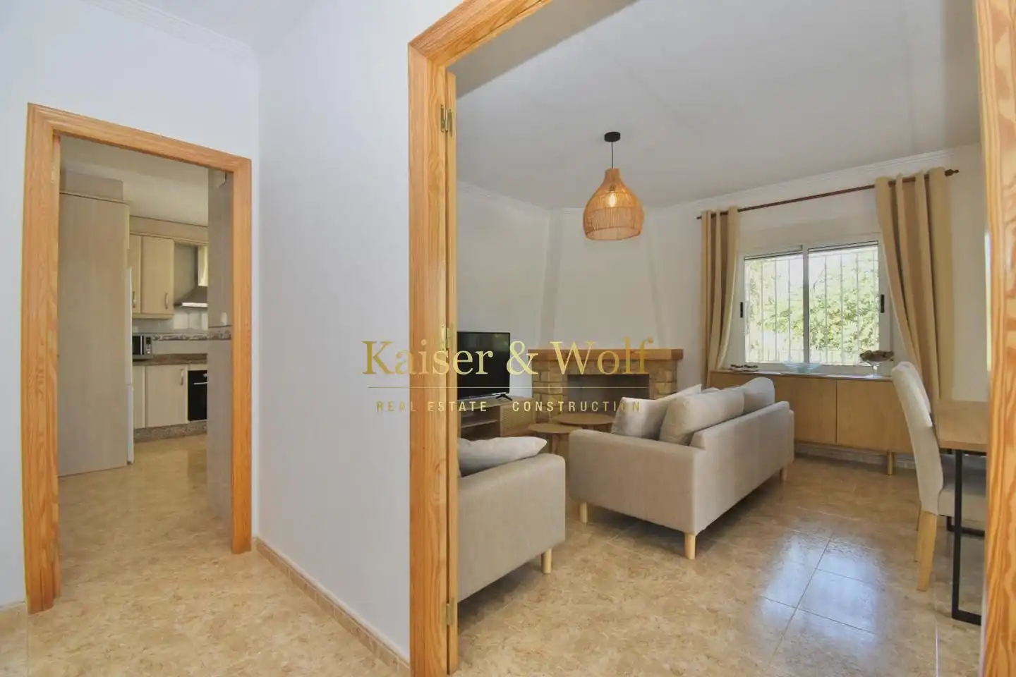 Living room of Houses for sale in Elche / Elx  with Air Conditioner, Private garden and Terrace