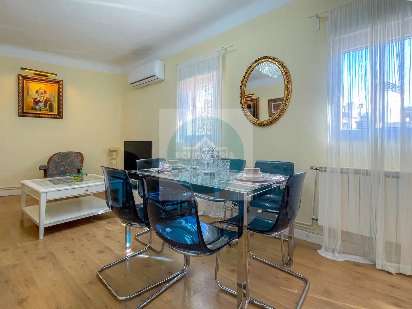 Dining room of Attic for rent in Madrid  with Air Conditioner, Heating and Terrace