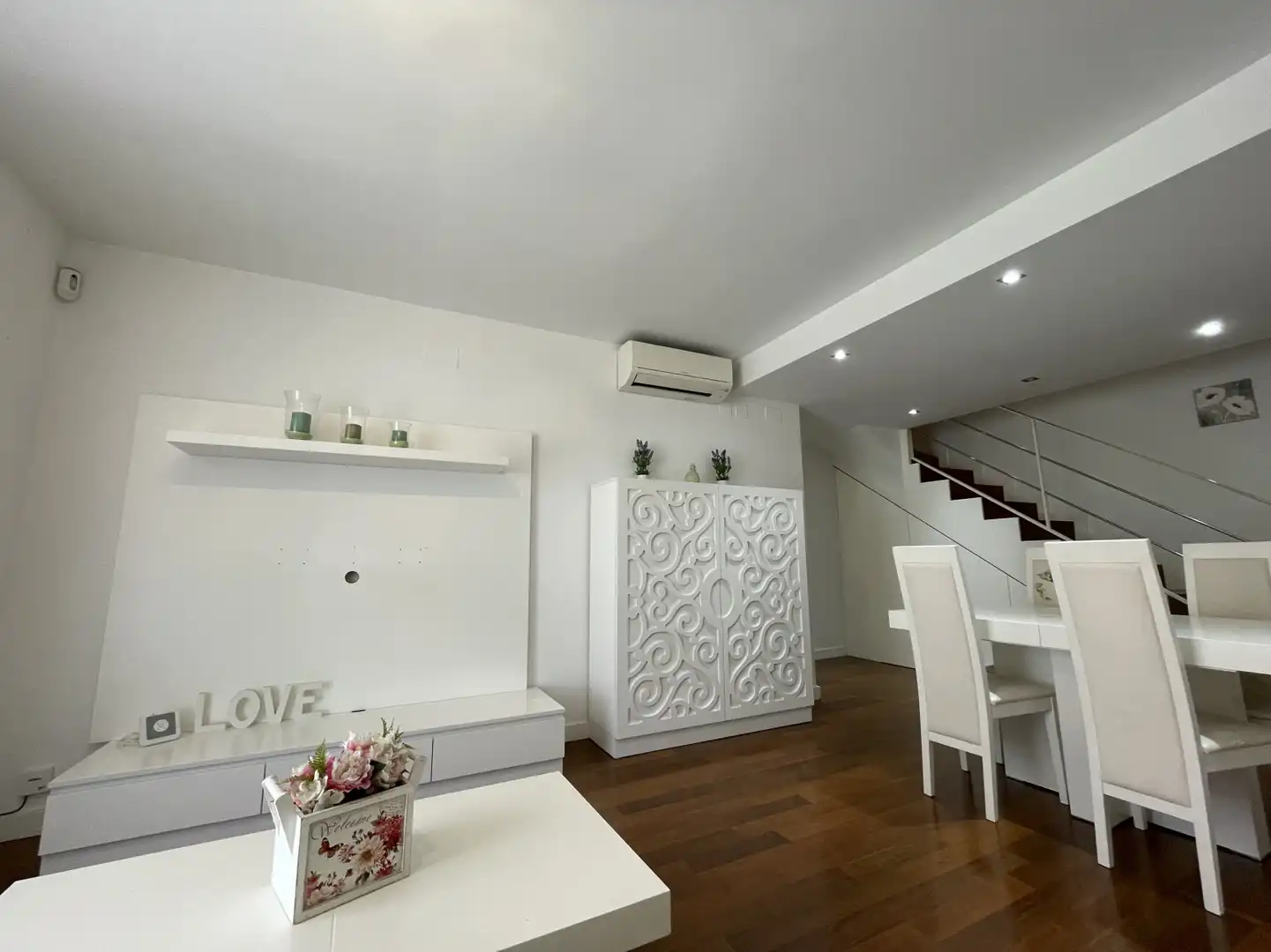 Sala de estar de Piso de alquiler en Beniparrell con Aire acondicionado, Parquet y Terraza
