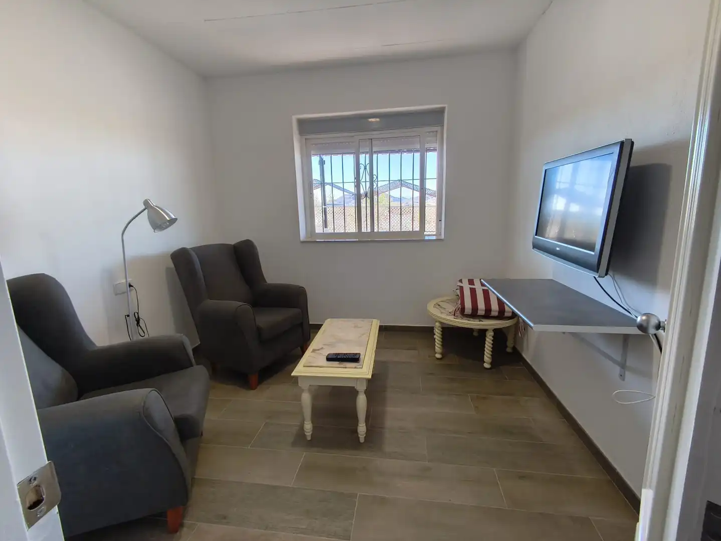 Sala de estar de Casa adosada de alquiler en Cartagena con Jardín privado, Amueblado y Horno
