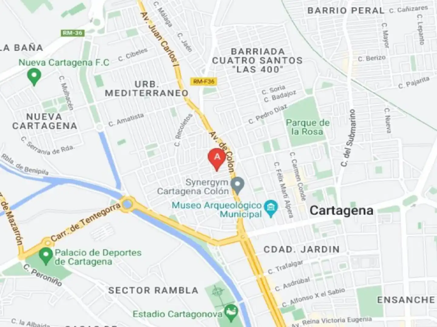 Vista exterior de Piso en venta en Cartagena