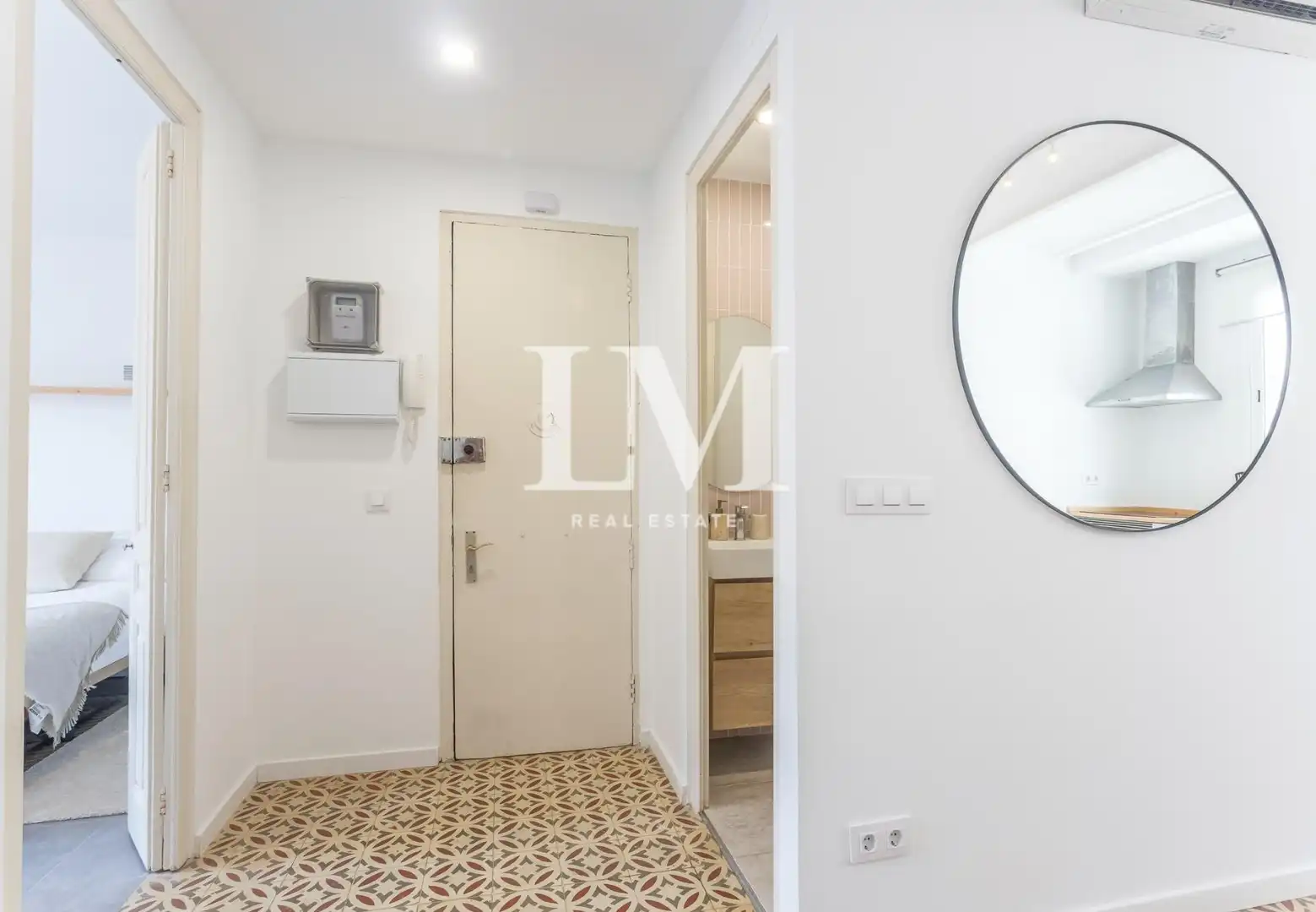 Dormitori de Apartament de lloguer en Barcelona amb Aire condicionat, Calefacció i Moblat