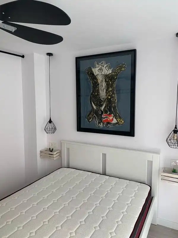 Bedroom of Flat for rent in Granada  with Air Conditioner, Parquet flooring and Furnished