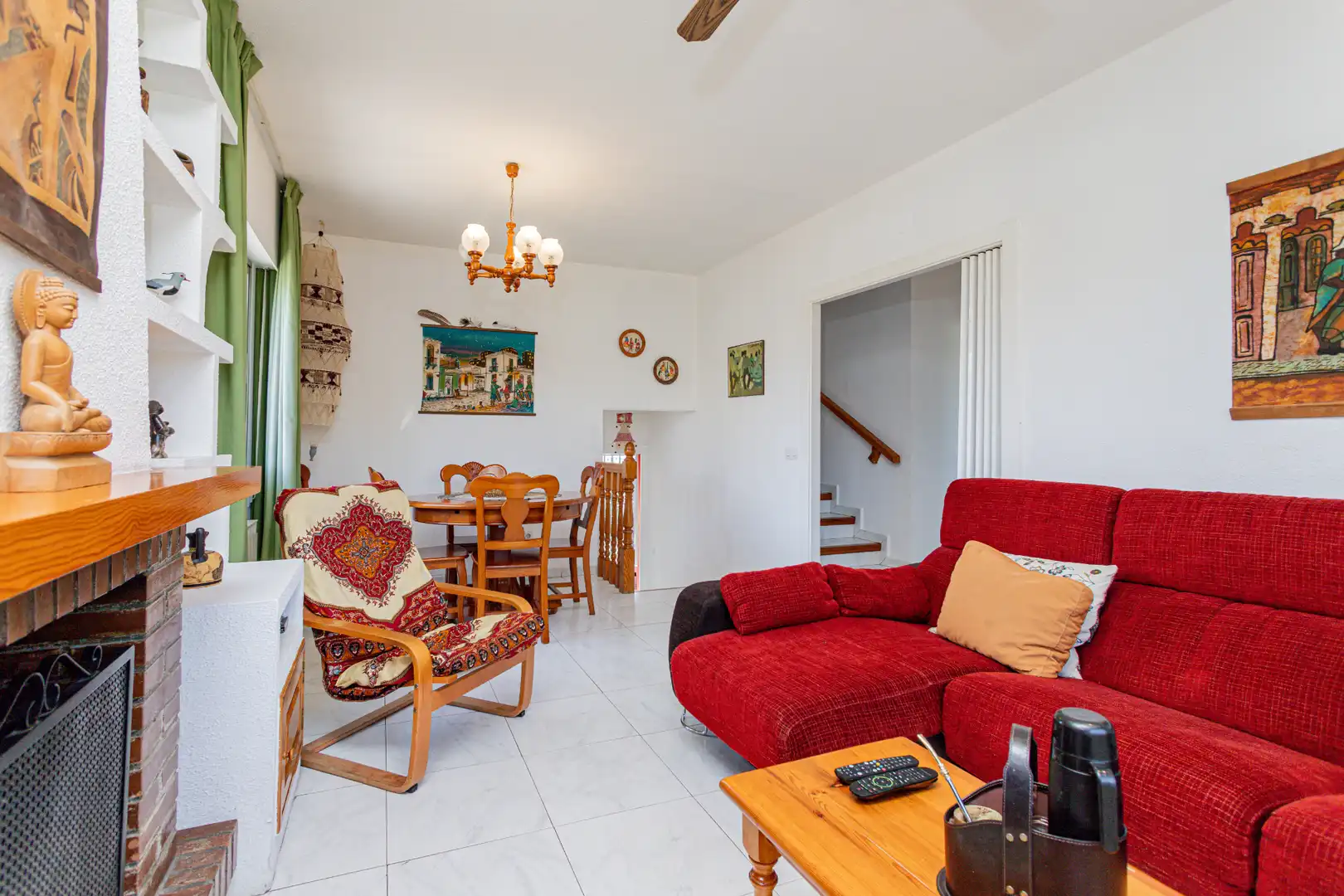Sala d'estar de Casa o xalet en venda en Soto del Real amb Calefacció, Jardí privat i Terrassa