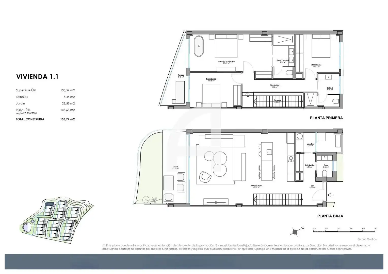 Reihenhaus mit Pool zum Verkauf in Las Gaviotas  - Carvajal, imagen 15