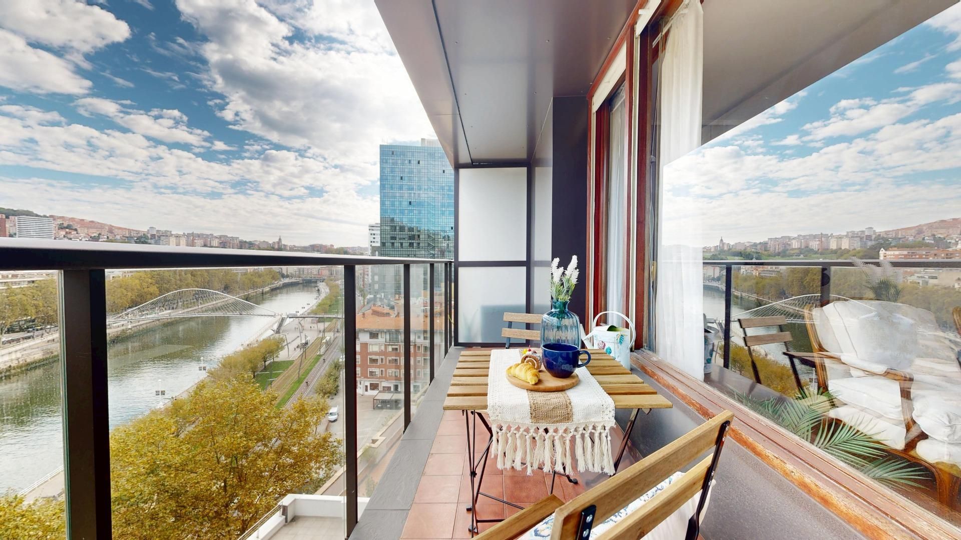 Balcony of Flat for sale in Bilbao   with Heating