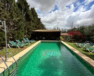 Swimming pool of House or chalet for sale in Llucmajor  with Air Conditioner, Terrace and Swimming Pool