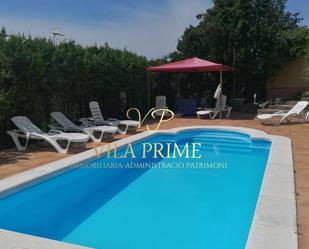 Swimming pool of House or chalet for sale in Tordera  with Air Conditioner, Terrace and Swimming Pool