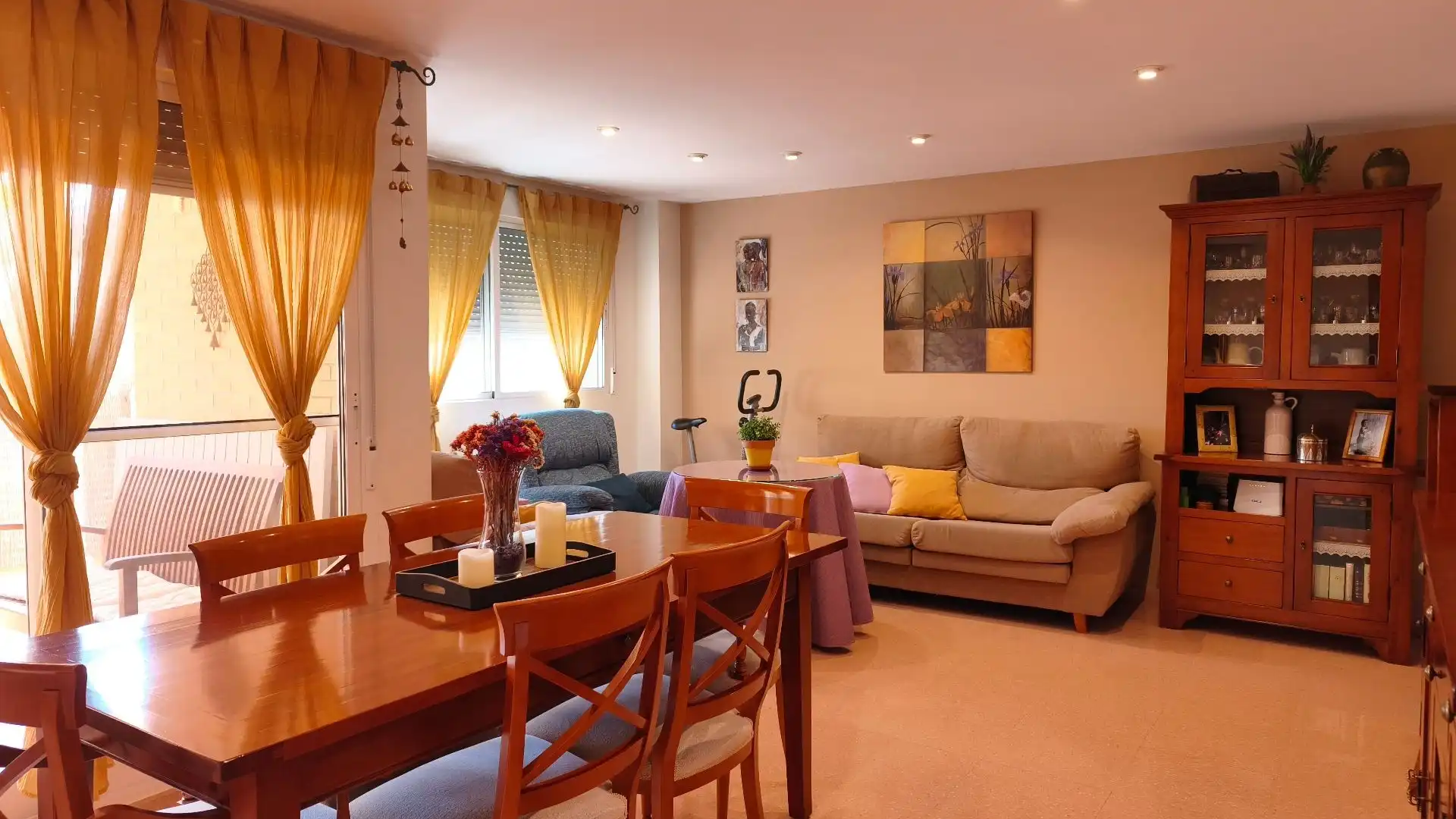 Sala de estar de Piso en venta en Alcoy / Alcoi con Aire acondicionado, Calefacción y Terraza