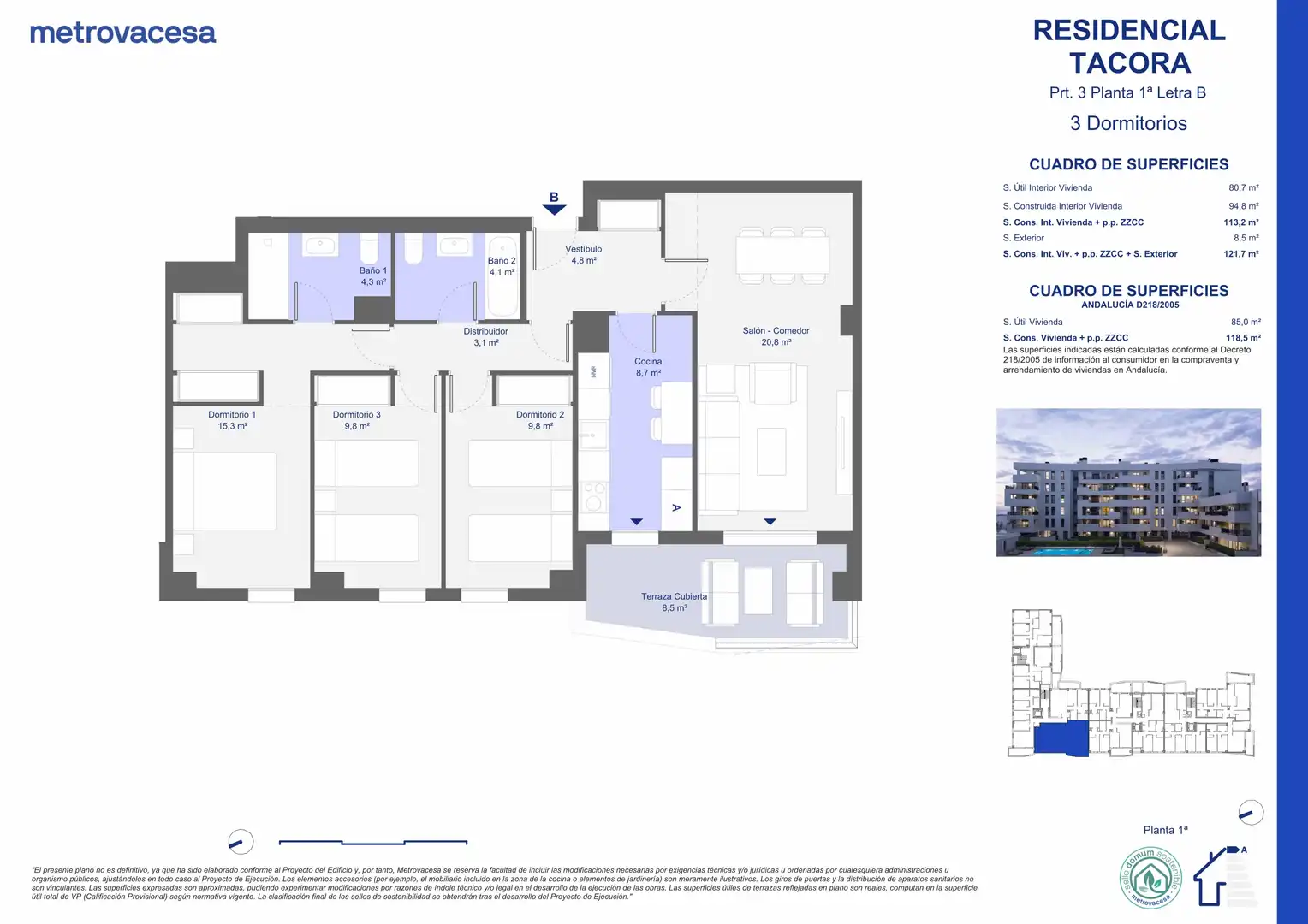 Flat with terrace for sale in SUSDBP Palmas Altas Sur, imagen 2