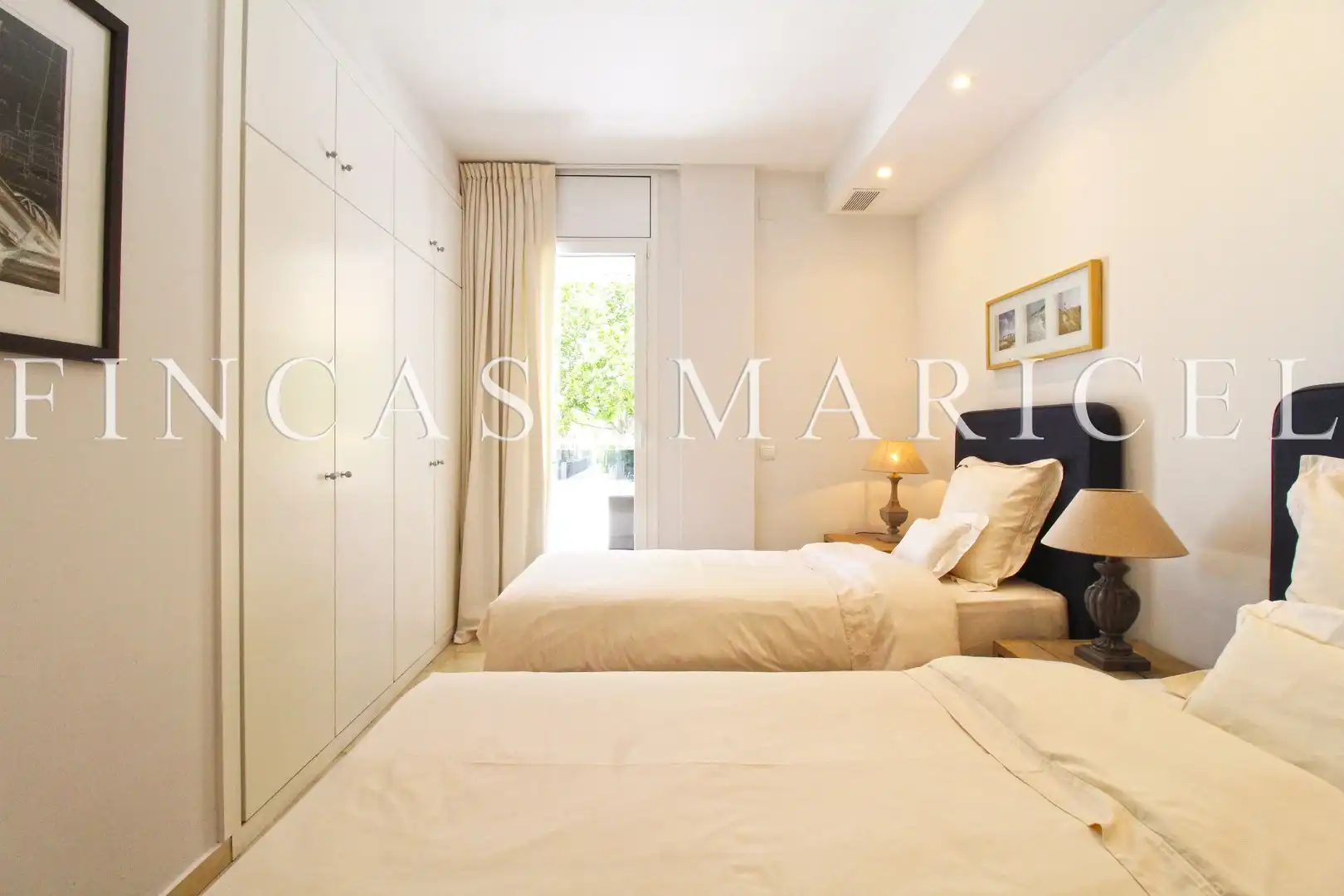 Schlafzimmer von Wohnung zum Verkauf in Sitges mit Klimaanlage, Heizung und Terrasse