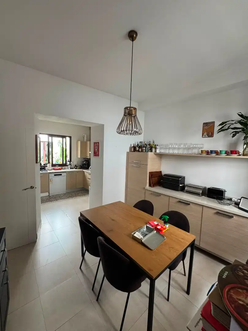 Küche von Haus oder Chalet zur Miete in Sevilla mit Klimaanlage, Parkett und Terrasse