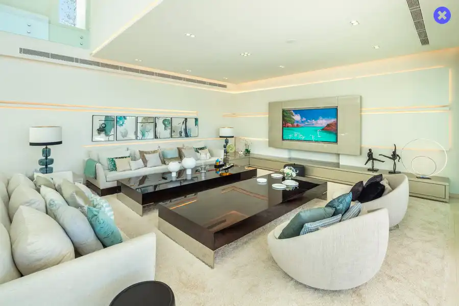 Living room of Houses for rent in Marbella  with Air Conditioner, Private garden and Terrace