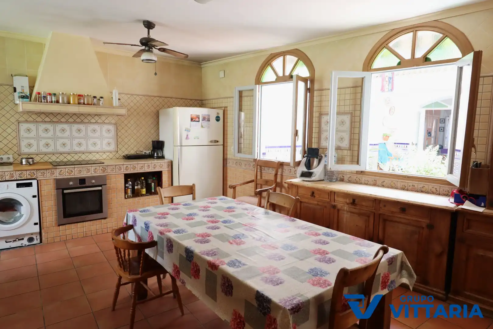 Cocina de Casa adosada en venta en Almería con Aire acondicionado, Terraza y Trastero