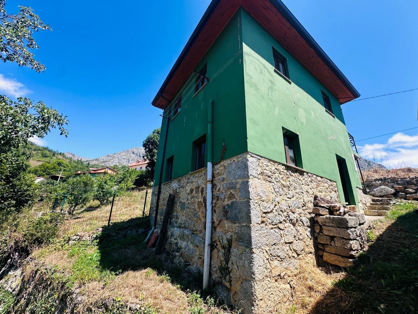 Exterior view of Country house for sale in Teverga  with Private garden and Terrace