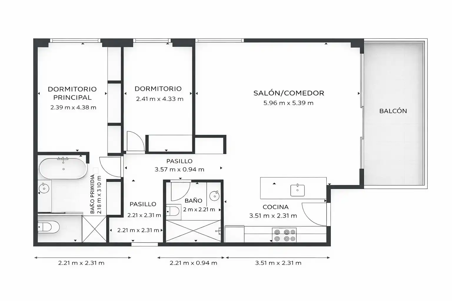 Apartamento en venta en Madrid con Calefacción, Jardín privado y Piscina comunitaria