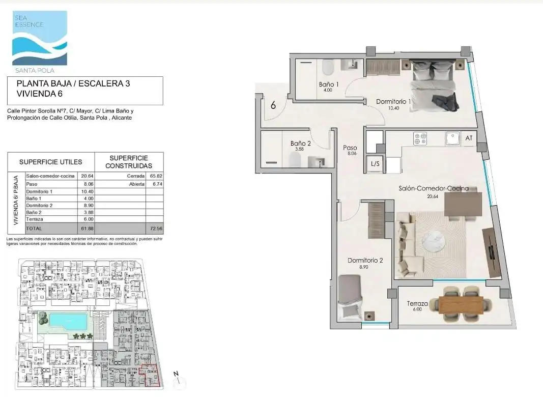 Apartament amb piscina en venda a Calle Pintor Sorolla, imagen 9