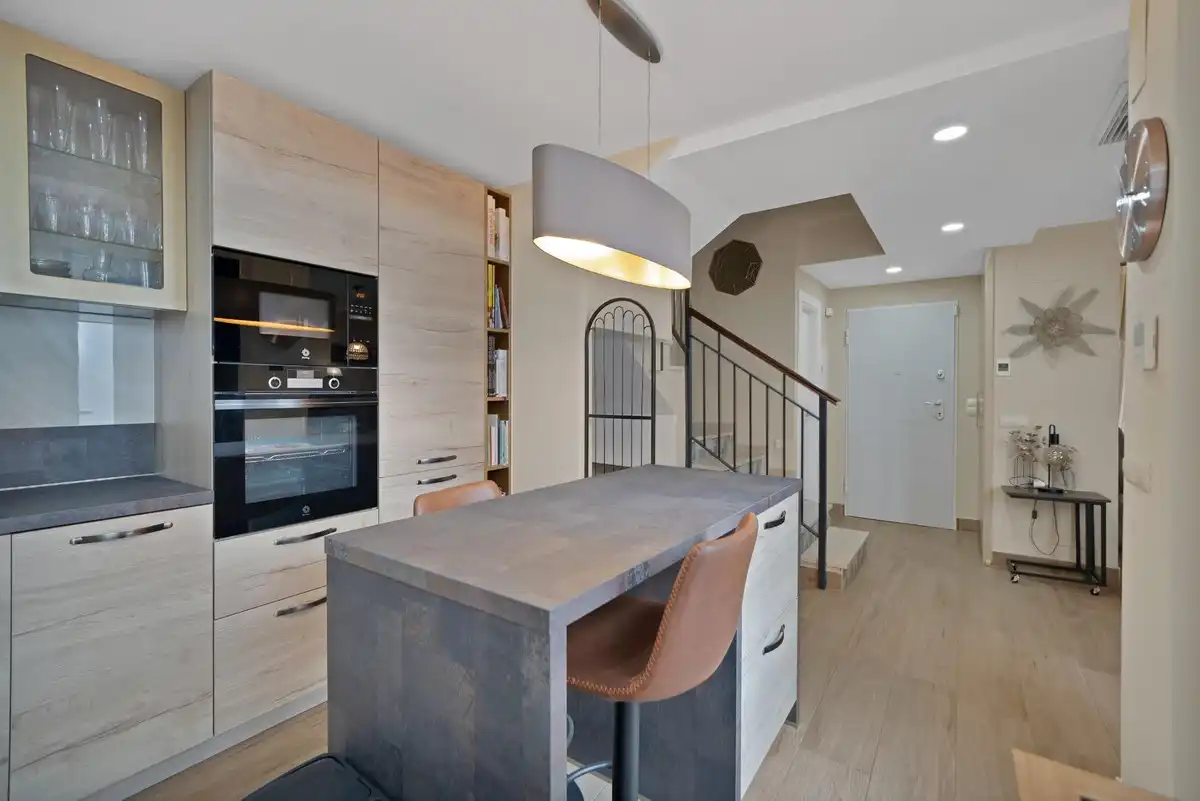 Cocina de Casa adosada en venta en Fuengirola con Aire acondicionado, Calefacción y Jardín privado