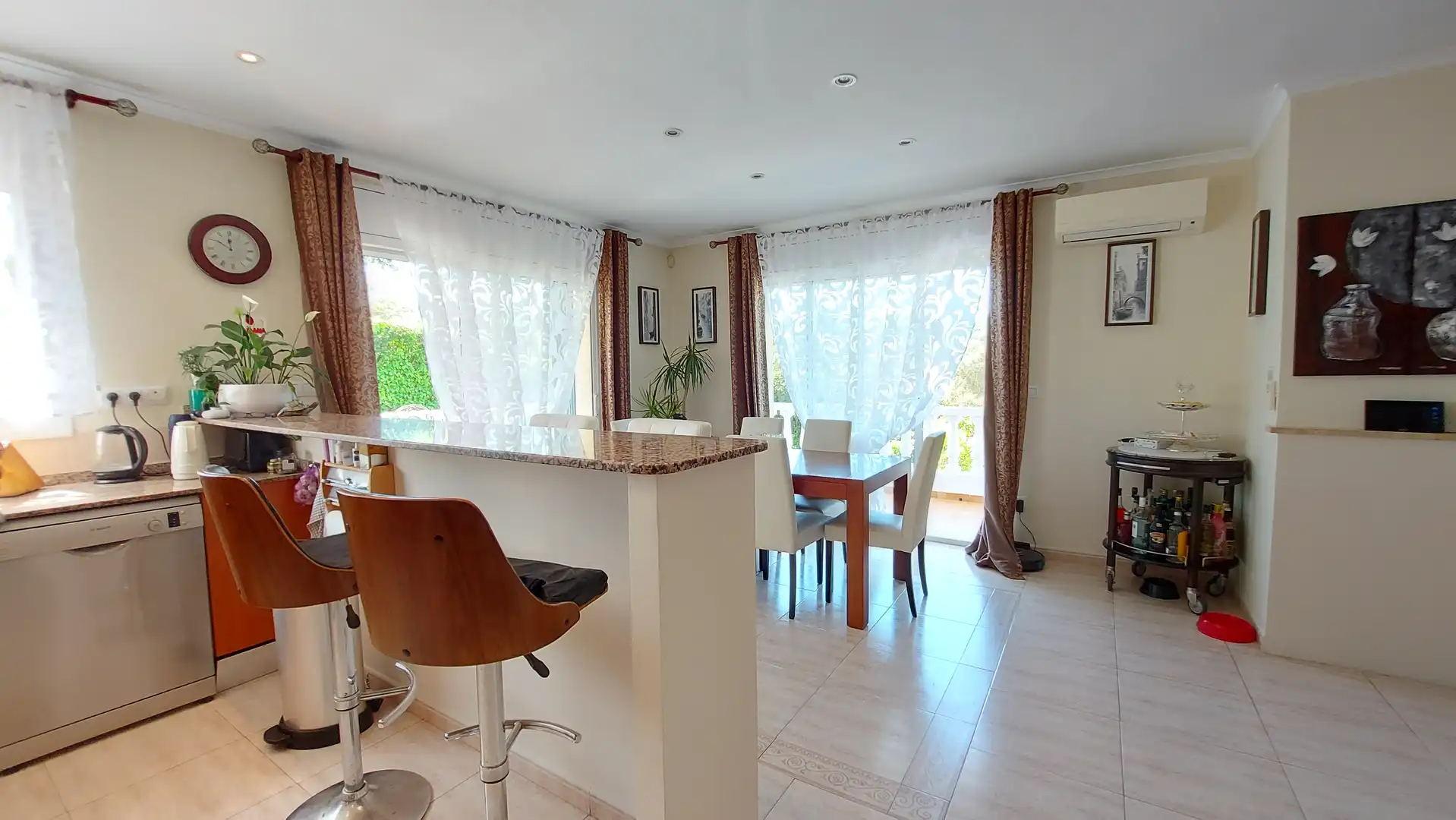Dining room of Houses for sale in Calonge i Sant Antoni  with Air Conditioner, Private garden and Terrace