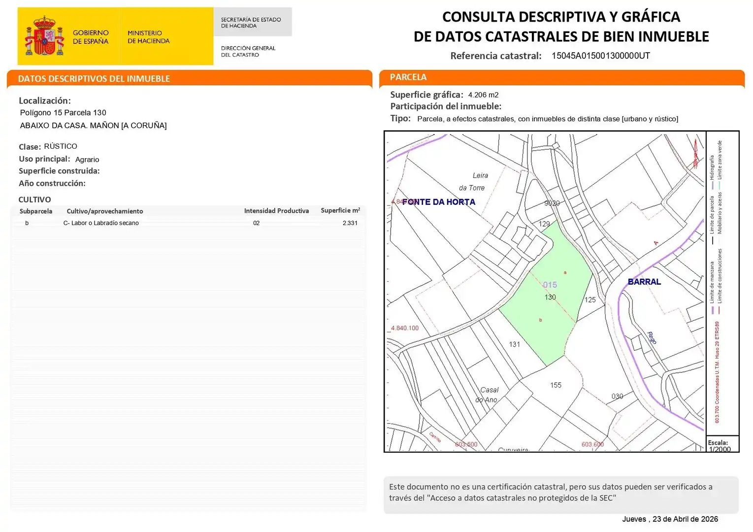 Casa rústica amb terrassa en venda a Mañón, imagen 65