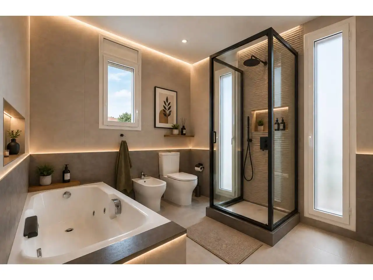 Bathroom of Houses for sale in El Masnou  with Heating, Private garden and Terrace