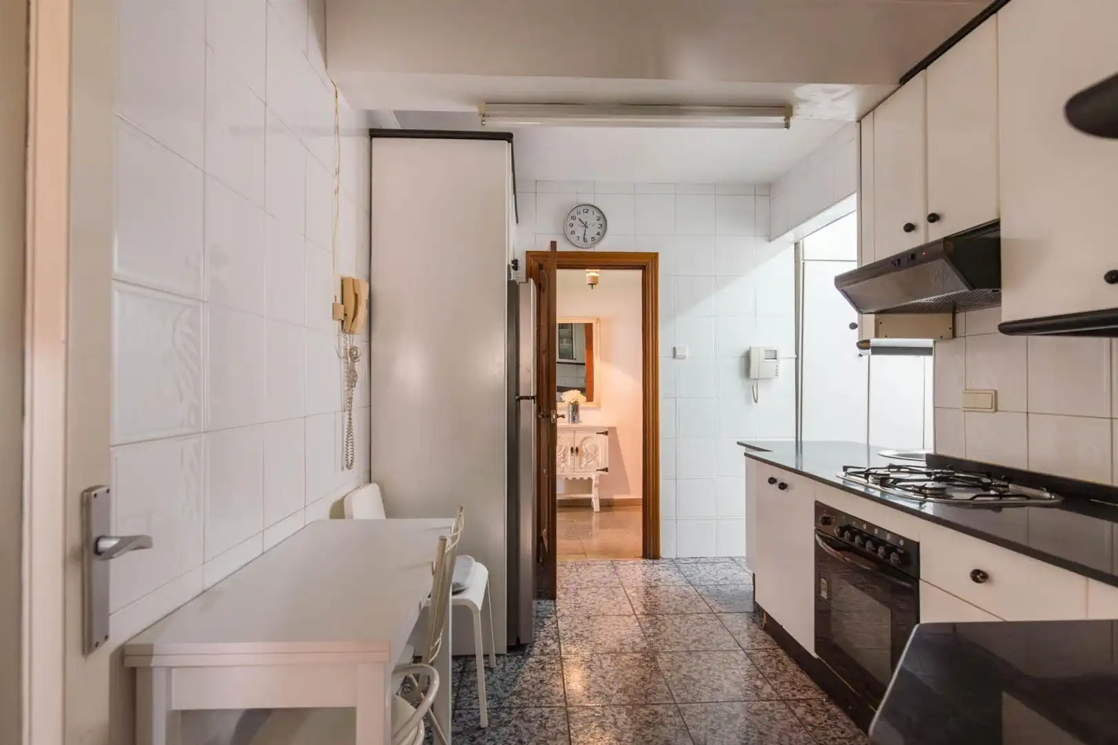 Küche von Wohnung zur Miete in Murcia mit Klimaanlage, Terrasse und Abstellraum