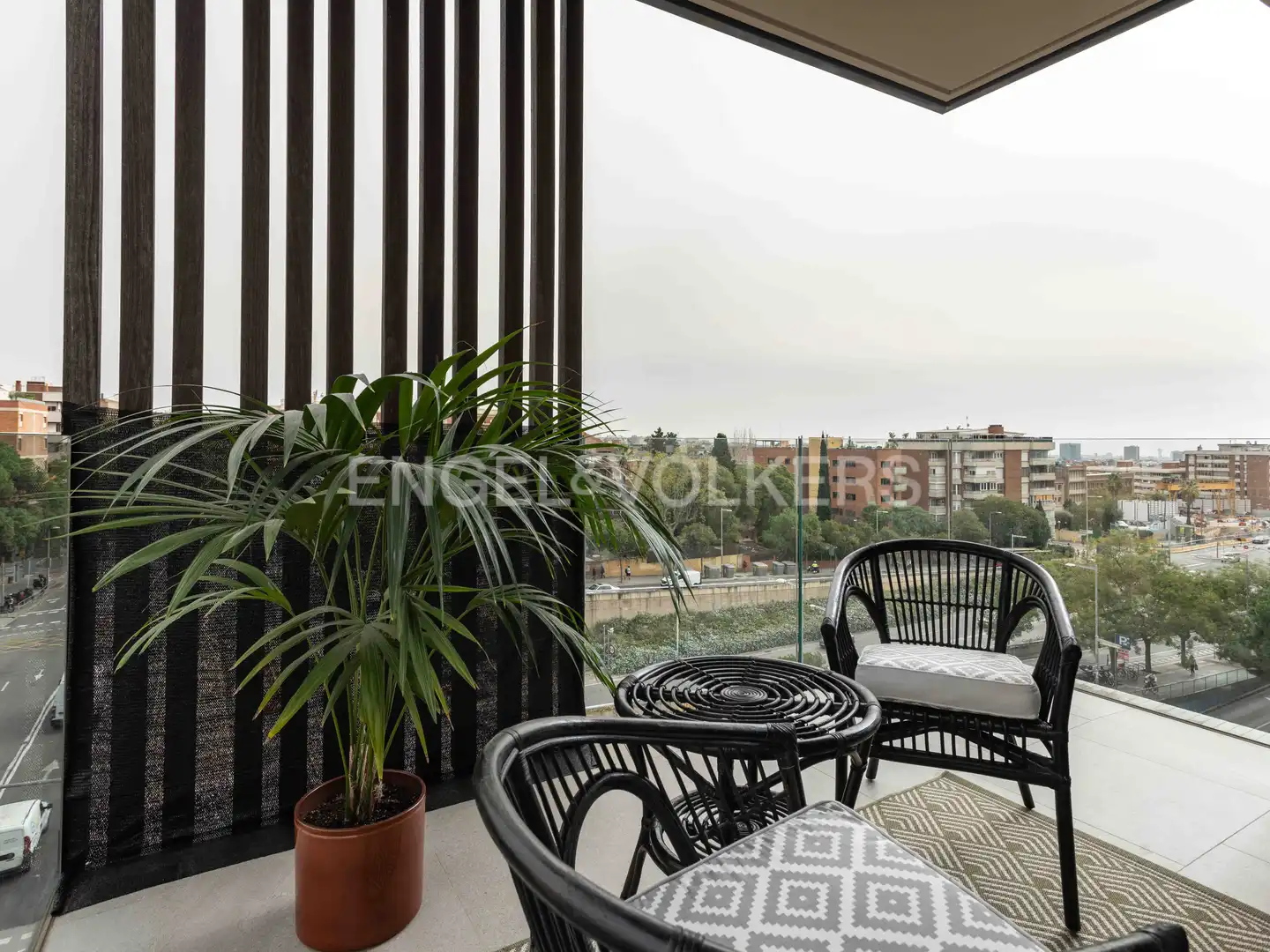 Terrace of Attic for rent in Barcelona  with Air Conditioner, Heating and Parquet flooring