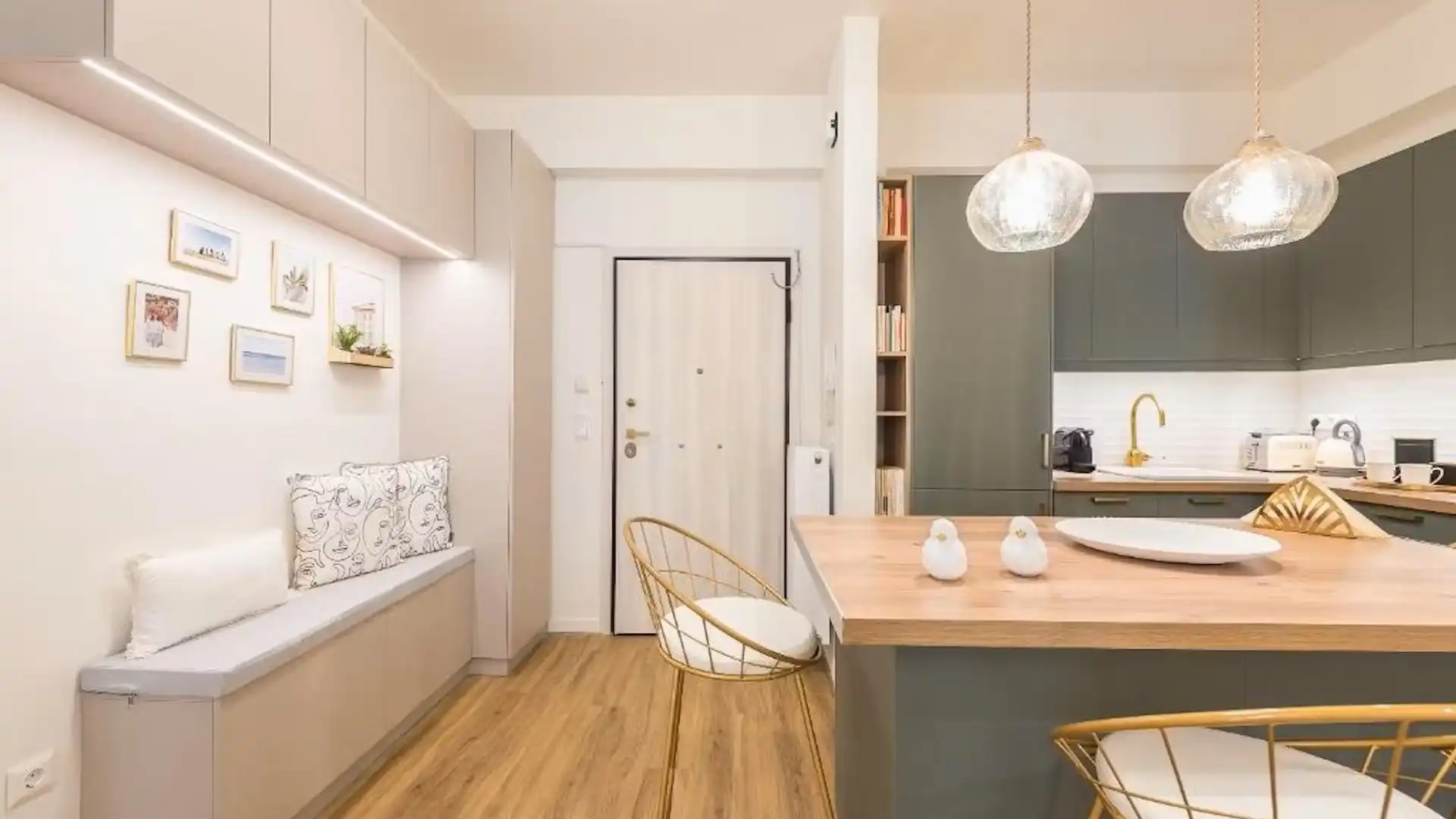 Kitchen of Flat for rent in Sant Boi de Llobregat  with Air Conditioner, Furnished and Pets allowed