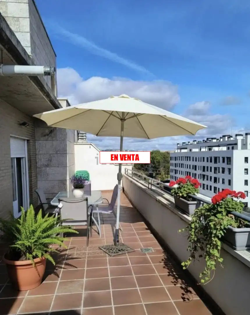 Terrasse von Dachboden zum Verkauf in Ciudad Real mit Klimaanlage, Heizung und Terrasse