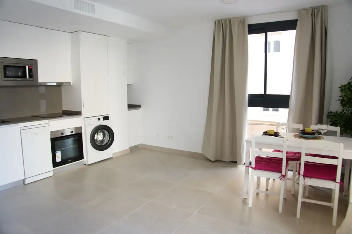 Kitchen of Apartments for sale in Estepona  with Air Conditioner, Heating and Terrace
