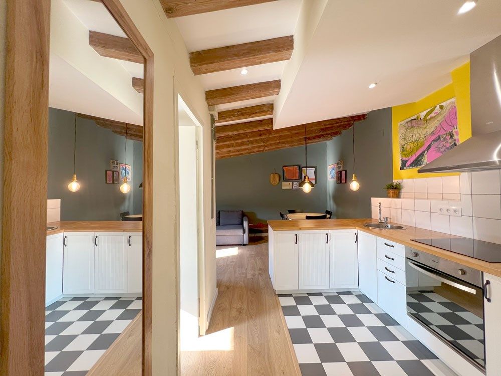 Kitchen of Attic to rent in  Tarragona Capital  with Terrace, Furnished and Balcony