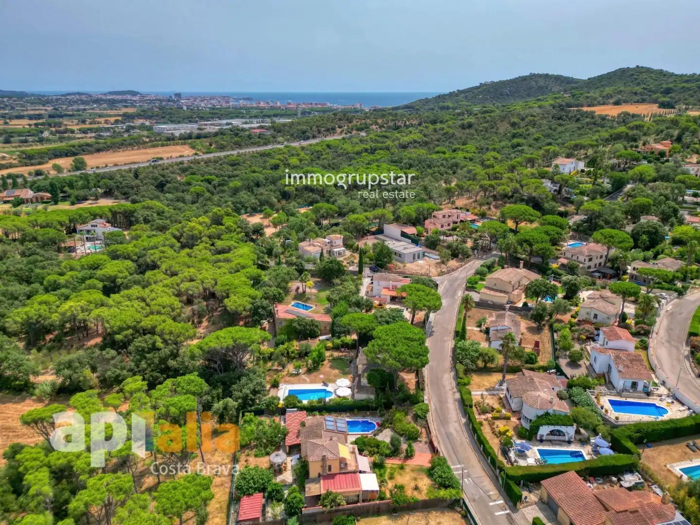 Vista exterior de Casa o chalet en venta en Calonge i Sant Antoni con Calefacción, Terraza y Piscina