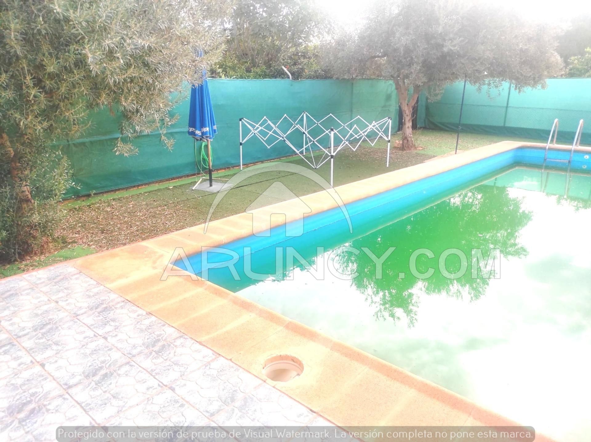 Piscina de Casa o xalet en venda en Mairena del Alcor amb Jardí privat, Terrassa i Piscina