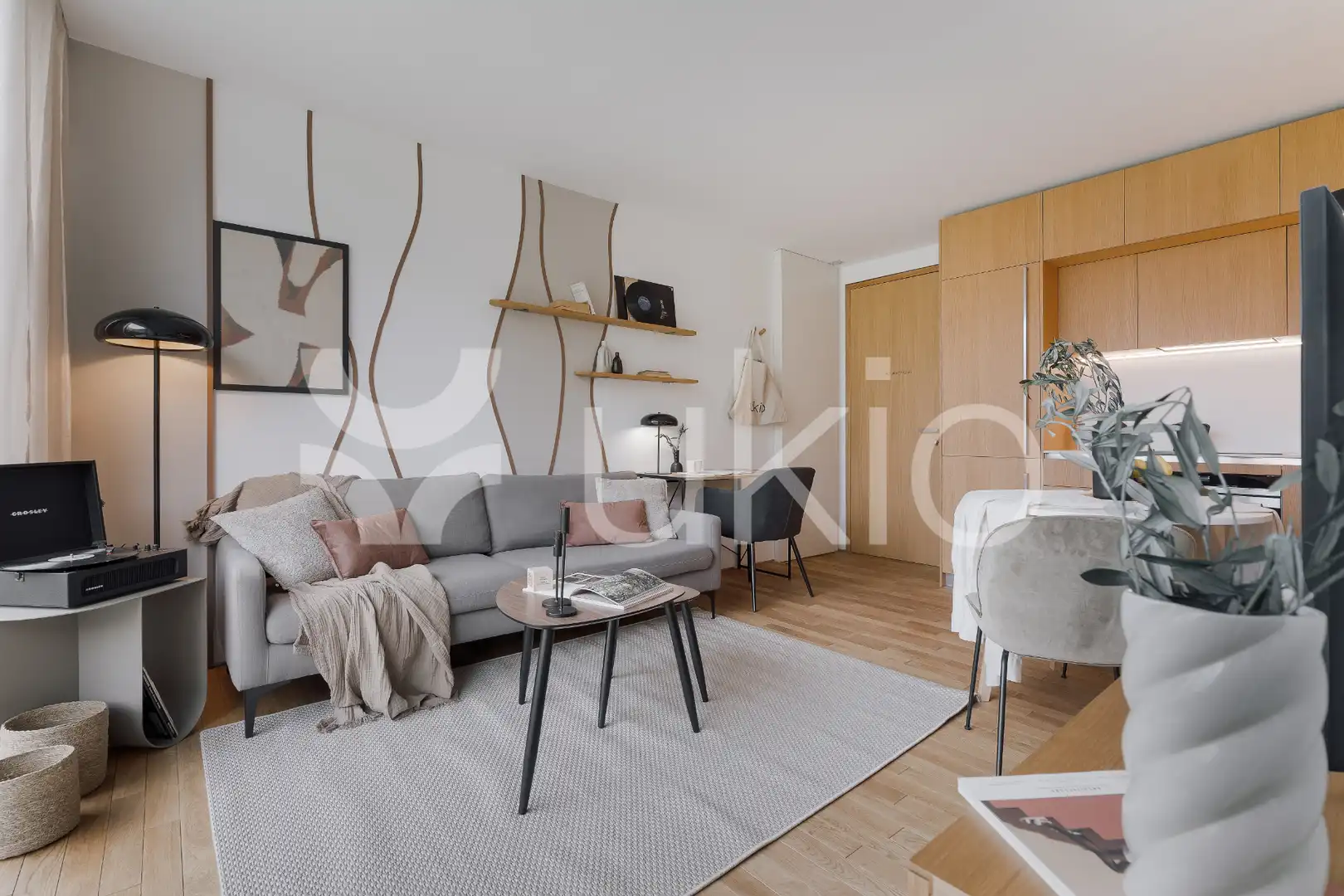 Living room of Apartments for rent in Madrid  with Heating, Swimming Pool and Furnished