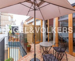 Terrace of Apartment to rent in  Valencia Capital  with Air Conditioner, Heating and Parquet flooring