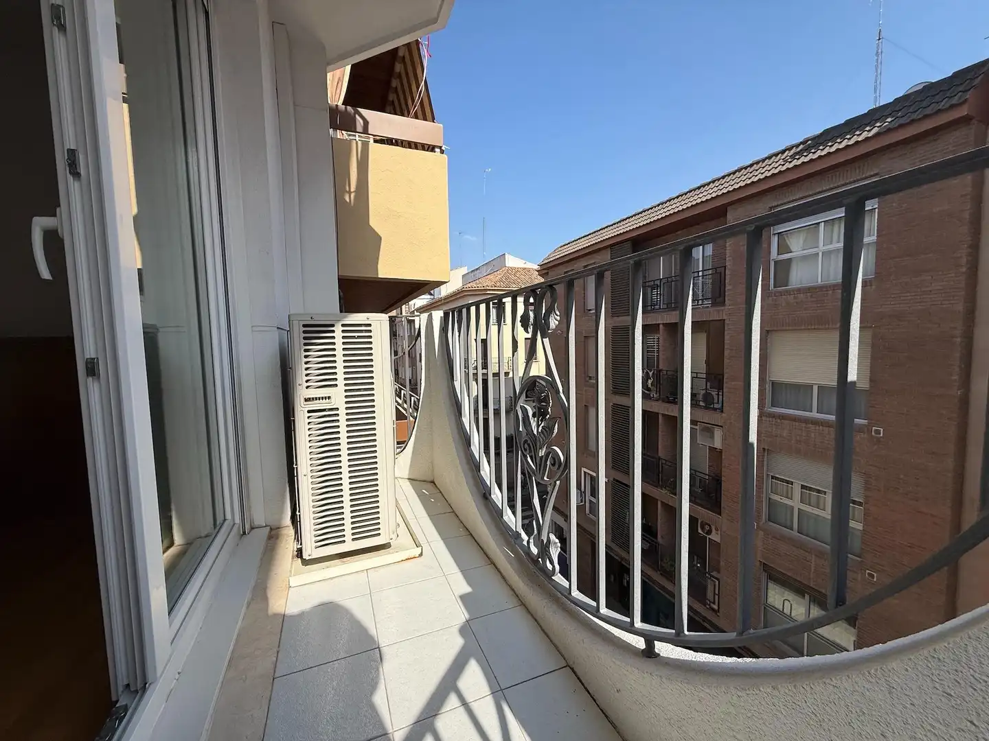 Terraza de Piso de alquiler en Zaragoza con Aire acondicionado, Calefacción y Parquet